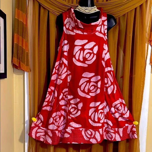 GLOBAL MAMAS Boho A Line Dress-size M - Picture 1 of 5